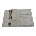 1934 Augusta National Invitation Tournament Program (First Masters)