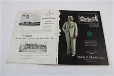 1930 US Open at Interlachen Program - Bobby Jones Grand Slam!