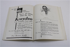 1930 US Open at Interlachen Program - Bobby Jones Grand Slam!