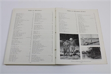 1930 US Open at Interlachen Program - Bobby Jones Grand Slam!