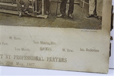 Leith Links Grand Golf Tournament by Professional Players May 1867 Photogravure
