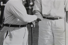 Bobby Jones & Jess Sweetser 1930 US Amateur Merion International News Wire Photo 9/26/30