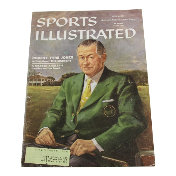 1959 Sports Illustrated Magazine with Bobby Jones Cover - April 6th