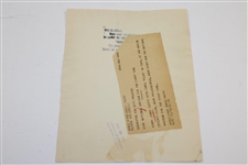 Bobby Jones Wins Amateur at Merion Original AP Wire Photograph 11/19/30