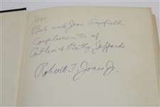 Bobby Jones Signed 1960 'Golf Is My Game' Book with Personalization JSA ALOA