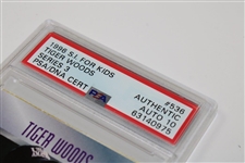 Tiger Woods Signed 1996 SI for Kids Rookie Card - PSA/DNA & JSA Sig Grade 10 - Rarest!