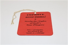 1949 Masters Tournament Final Round Ticket #2393 with Original String