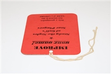 1949 Masters Tournament Final Round Ticket #2393 with Original String