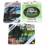 2004, 2006, &2010 Masters SERIES Badges - Phil Mickelson Victories