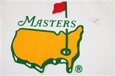 Ben Crenshaw Signed 1993 Masters White with Yellow Logo Flag PSA/DNA #AD00256