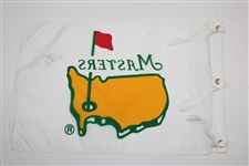 Ben Crenshaw Signed 1993 Masters White with Yellow Logo Flag PSA/DNA #AD00256