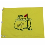 Nick Faldo Signed 2014 Masters Embroidered Flag JSA #K096797
