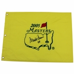 Mark OMeara Signed 2005 Masters Embroidered Flag with "98" JSA ALOA
