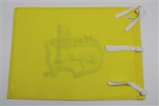 Phil Mickelson Signed Undated Masters Embroidered Flag JSA ALOA
