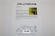 Phil Mickelson Signed 2013 The OPEN at Muirfield Yellow Screen Flag PSA/DNA #Y04845