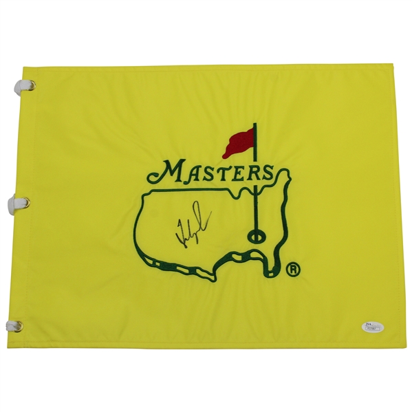 Fred Couples Signed Undated Masters Embroidered Flag JSA #P37987