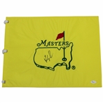 Fred Couples Signed Undated Masters Embroidered Flag JSA #P37987