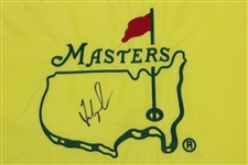 Fred Couples Signed Undated Masters Embroidered Flag JSA #P37987