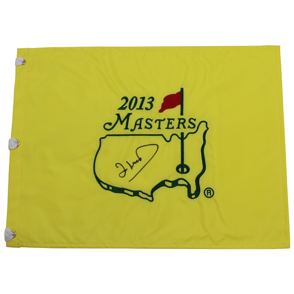 Ian Woosnam Signed 2013 Masters Embroidered Flag JSA ALOA