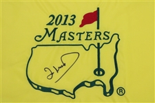 Ian Woosnam Signed 2013 Masters Embroidered Flag JSA ALOA