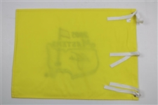 Nick Faldo Signed 2005 Masters Embroidered Flag JSA ALOA