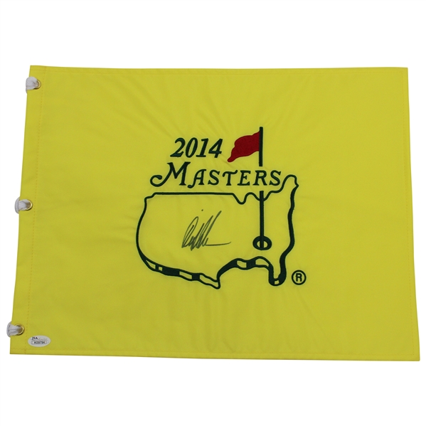 Craig Stadler Signed 2014 Masters Embroidered Flag JSA #K09794