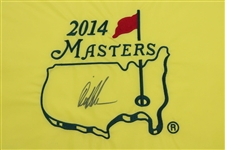 Craig Stadler Signed 2014 Masters Embroidered Flag JSA #K09794