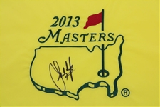 Sandy Lyle Signed 2013 Masters Embroidered Flag JSA ALOA