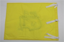 Sandy Lyle Signed 2013 Masters Embroidered Flag JSA ALOA