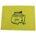Trevor Immelman Signed 2008 Masters Embroidered Flag JSA ALOA