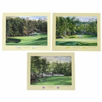 Augusta National Holes 11, 12, & 13 Prints from Originals Signed by Artist Linda Hartough