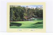 Augusta National Holes 11, 12, & 13 Prints from Originals Signed by Artist Linda Hartough
