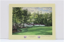 Augusta National Holes 11, 12, & 13 Prints from Originals Signed by Artist Linda Hartough
