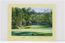Augusta National Holes 11, 12, & 13 Prints from Originals Signed by Artist Linda Hartough