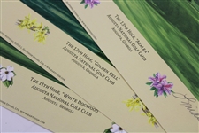 Augusta National Holes 11, 12, & 13 Prints from Originals Signed by Artist Linda Hartough
