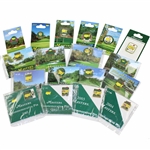 2001-2018 Masters Tournament Commemorative Golf Pins in Original Packages - Each Hole