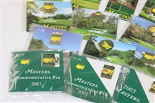 2001-2018 Masters Tournament Commemorative Golf Pins in Original Packages - Each Hole