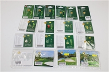 2001-2018 Masters Tournament Commemorative Golf Pins in Original Packages - Each Hole