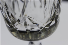 Pair of Augusta National Golf Club Masters Logo Waterford Crystal Wine Goblets in Box