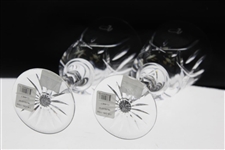 Pair of Augusta National Golf Club Masters Logo Waterford Crystal Wine Goblets in Box