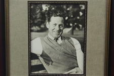 Bobby Jones Signed Photo With Personalization & 'With Best Wishes' - Framed JSA ALOA