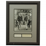Dwight D. Eisenhower & Roger Wethered Signed Cut Signatures with Photo - Framed JSA ALOA