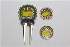 2012 Masters 'Starburst' Divot Tool Set with Ball markers in Original Box