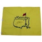 Jack Nicklaus Signed Undated Masters Embroidered Flag with Years Won Notation JSA ALOA