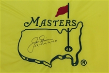 Jack Nicklaus Signed Undated Masters Embroidered Flag with Years Won Notation JSA ALOA