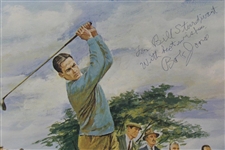 Bobby Jones Signed Dom Lupo Grand Slam British OPEN at Hoylake Print - Only One Known JSA FULL