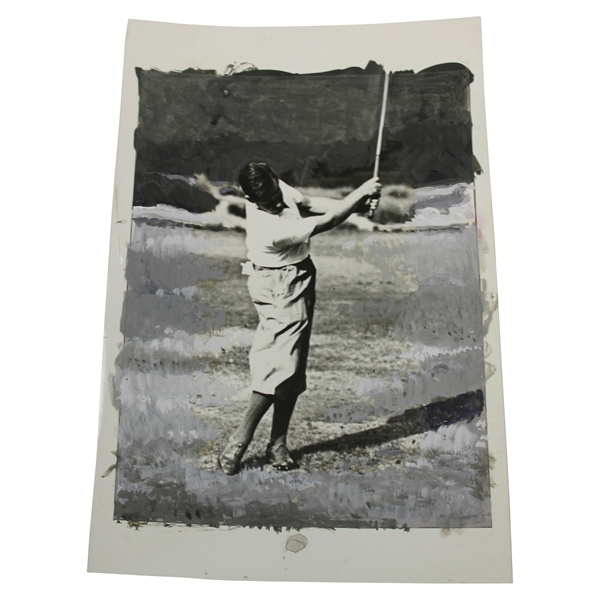 Bobby Jones Original 1930s Art Work Photograph Used for Alex Morrison Book