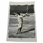 Bobby Jones Original 1930s Art Work Photograph Used for Alex Morrison Book