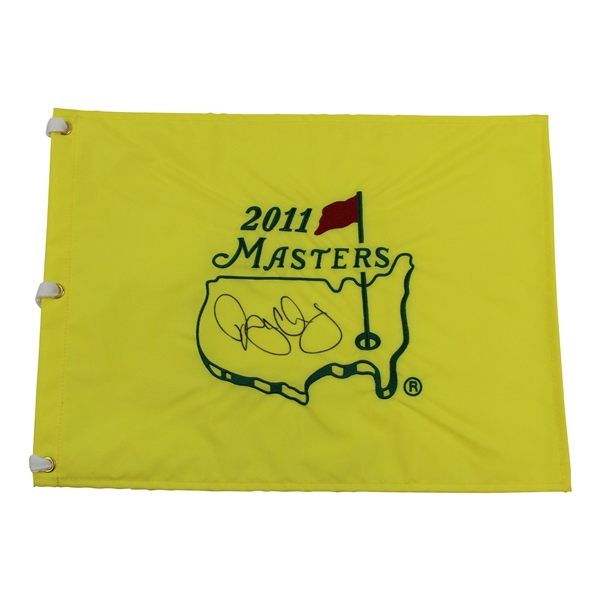Rory McIlroy Signed 2011 Masters Embroidered Pin Flag