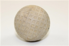 Circa 1920's Spalding Silver King Mesh Pattern Golf Ball